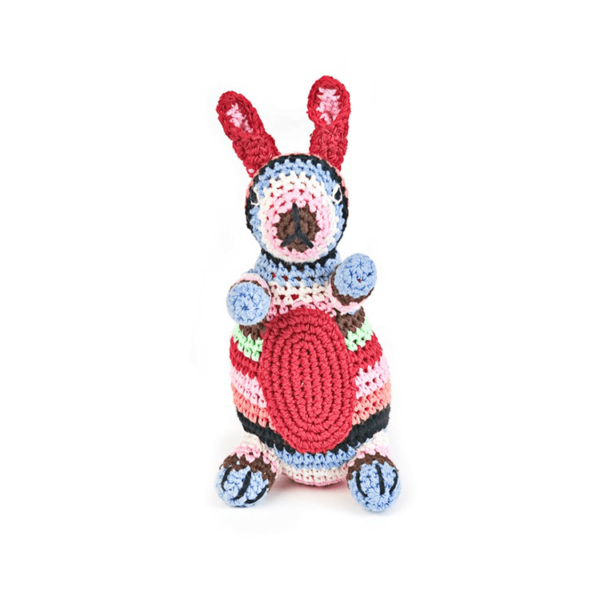 Anne-Claire Petit small rabbit multi-colour met strepen