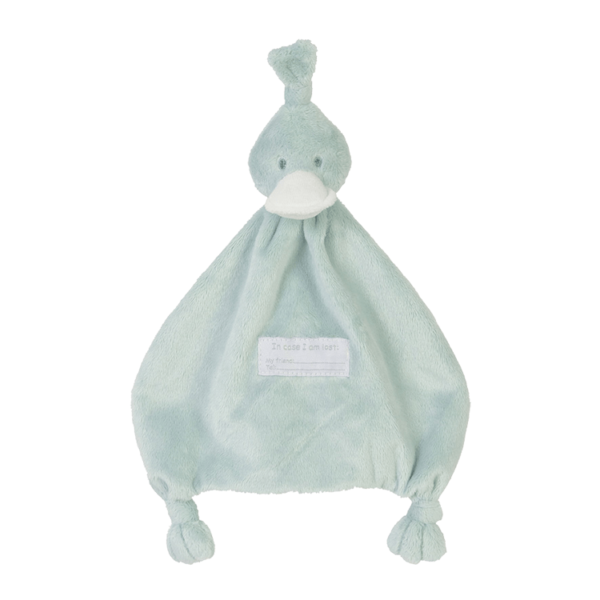 bambam mint green tuttle in the shape of a duck