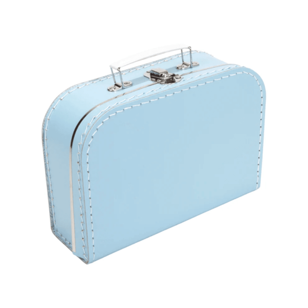 Blauw koffertje - klein (20cm)