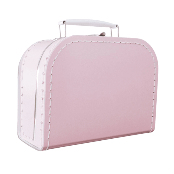 Roze koffertje - klein (20cm)