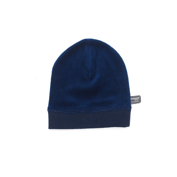 Snoozebaby hat velvet dark blue