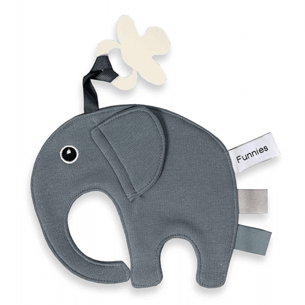 speendoekje olifant funnies - greyblue