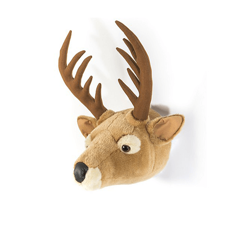 Wall ornament in plush: Deer (left side)