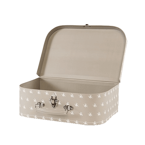 suitcase grey with stars